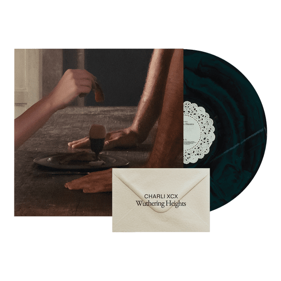 CHARLI XCX 'WUTHERING HEIGHTS' Black & Green Marbled Double VINYL LP (2026)