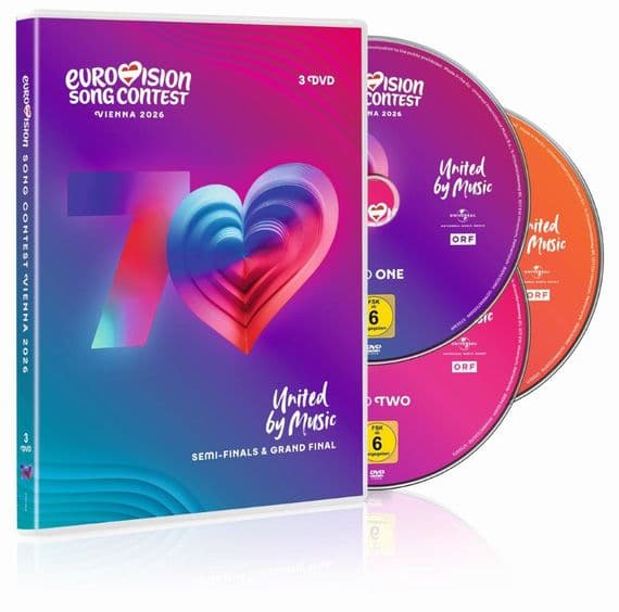 EUROVISION SONG CONTEST 2026 (Vienna) 3 DVD Set (2026)