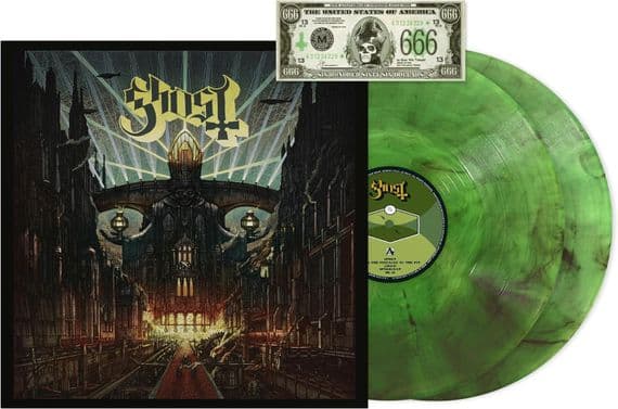GHOST 'MELIORA' Green Smoke Double VINYL LP (NATIONAL ALBUM DAY 2025)