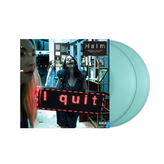 HAIM 'I QUIT' Indies Light Blue Coloured Double VINYL LP (2025)