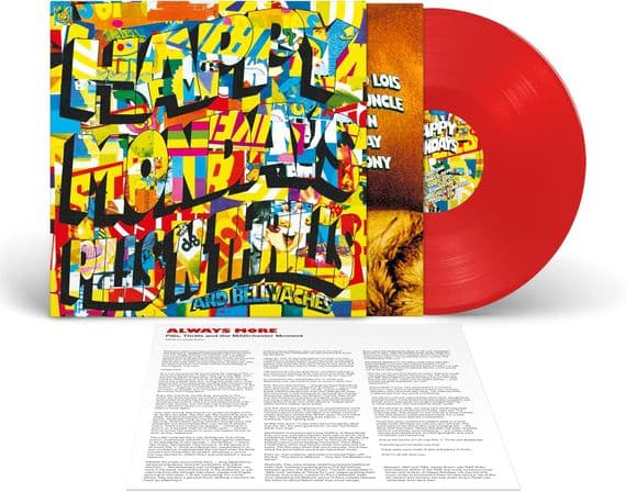 HAPPY MONDAYS 'PILLS 'N' THRILLS AND BELLYACHES' Red Coloured VINYL LP (2026)