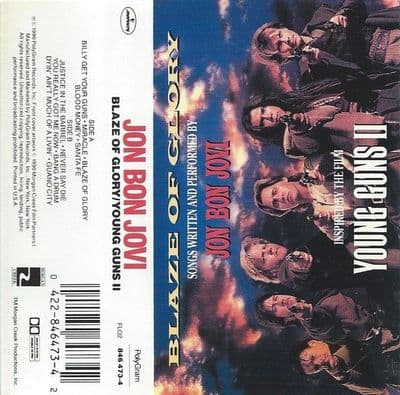 JON BON JOVI  'Blaze of Glory' Cassette