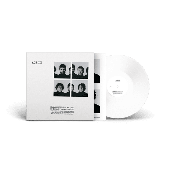 KASABIAN 'ACT III' Retail Exclusive White Colour VINYL LP (4th September 2026)
