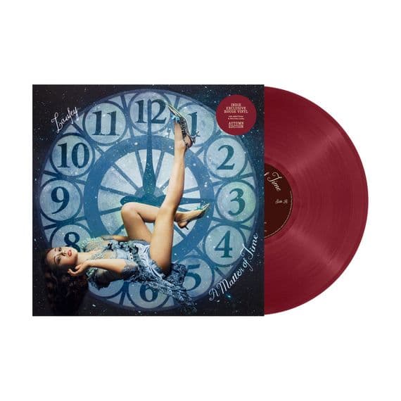 LAUFEY 'A MATTER OF TIME' (Autumn Edition) Indies Exclusive Rouge VINYL LP (2025)