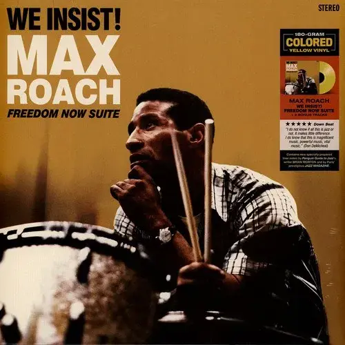 MAX ROACH 'We Insist' Yellow Vinyl LP