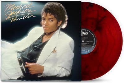 MICHAEL JACKSON 'THRILLER' Red & Black Marble VINYL LP (30th October 2026)
