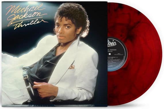 MICHAEL JACKSON 'THRILLER' Red & Black Marble VINYL LP (30th October 2026)