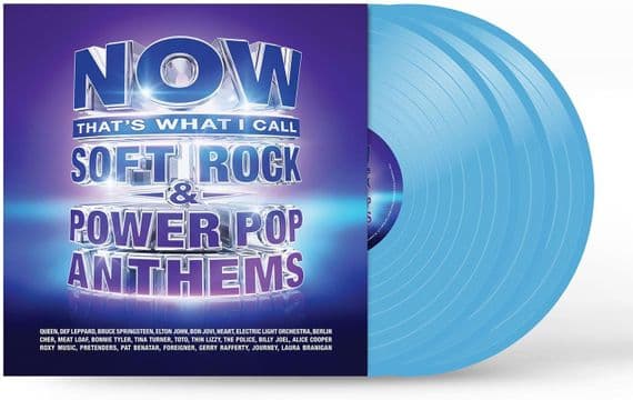NOW That's What I Call Soft Rock & Power Pop Anthems (Various) 3 x Blue  VINYL LP (2026)