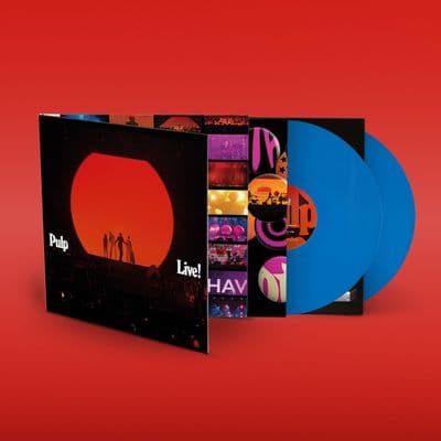 PULP 'LIVE!' Indies Exclusive Blue Coloured Double VINYL LP (28th August 2026)