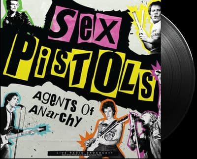 SEX PISTOLS 'AGENTS OF ANARCHY' (Best of Sex Pistols live on UK & European Radio) VINYL LP