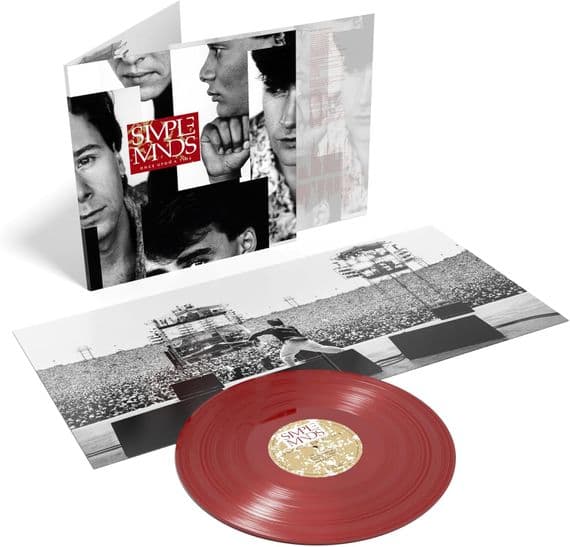 SIMPLE MINDS 'ONCE UPON A TIME' (Deluxe Edition) Red Coloured VINYL LP (2025)