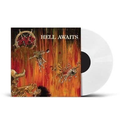 SLAYER 'HELL AWAITS' Ltd White Colour VINYL LP (20th March 2026)