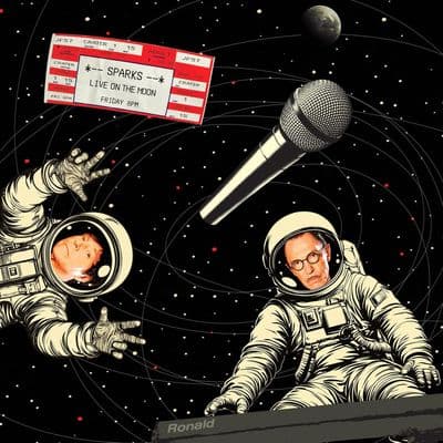 SPARKS 'LIVE ON THE MOON' Moon Coloured Marble Silver Double VINYL LP (4th September 2026)