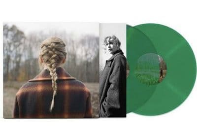 TAYLOR SWIFT 'EVERMORE' Green Coloured Double VINYL LP