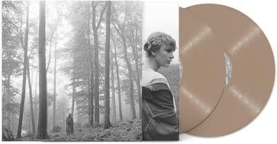 TAYLOR SWIFT 'FOLKLORE' Beige Coloured Double VINYL LP