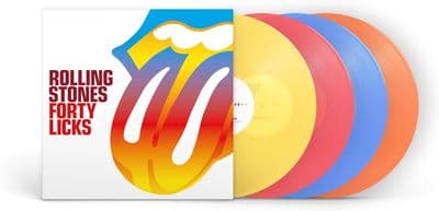 THE ROLLING STONES 'FORTY LICKS' Ltd Edition Coloured 4 x VINYL LP (21st August 2026)