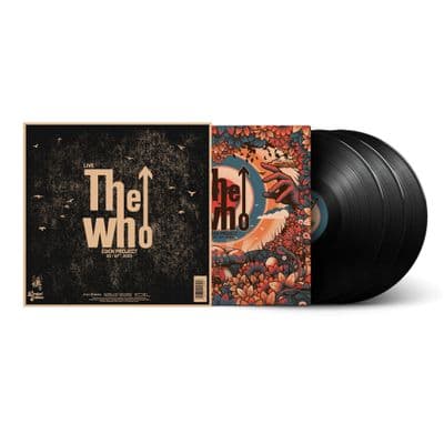 THE WHO 'LIVE AT EDEN PROJECT' Ltd 3 x 180g recycled black VINYL LP (special packaging) (29th May)