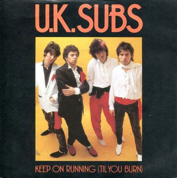 U.K.SUBS 'Keep on Running' 7