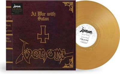 VENOM 'AT WAR WITH SATAN' Ltd Gold Coloured VINYL LP (21st August 2026)