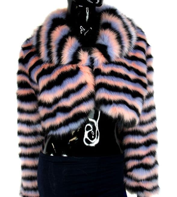 Coney Fur Poncho - Cream - ( Genue Fur )Coney Fur Poncho - Cream - ( Genue Fur )