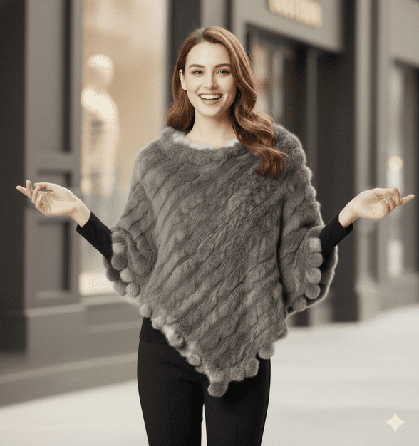 PIA ROSSSINI ALICE WRAP SILVER GREY
pia rossini clothing
ALICE WRAP SILVER GREY
Luxurious Warm Knitted Wrap with Feminine Fluted Edge Detail