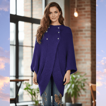 ConMiGo 214 Wool Coat  - Purple