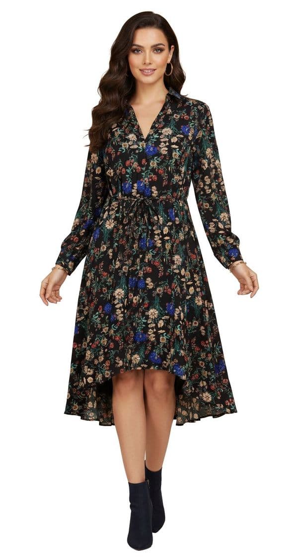 ConMiGo A001720 black flora dress