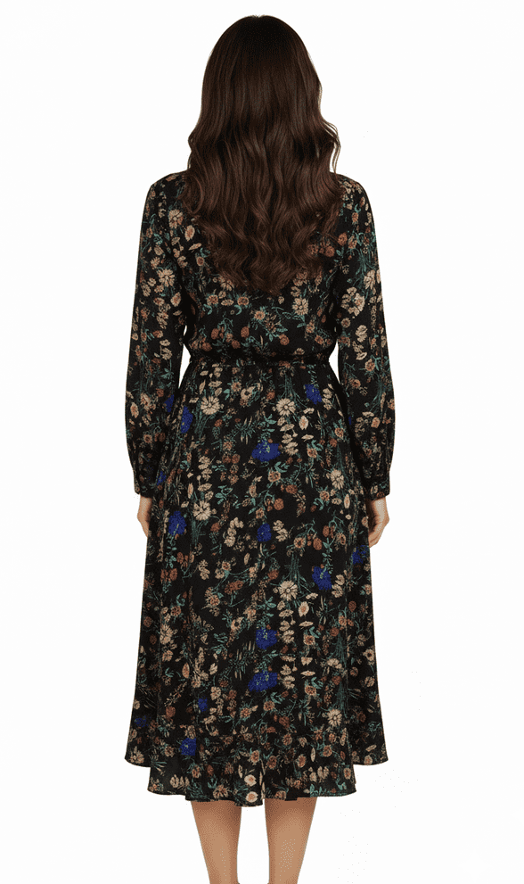 ConMiGo A001720 black flora dress
