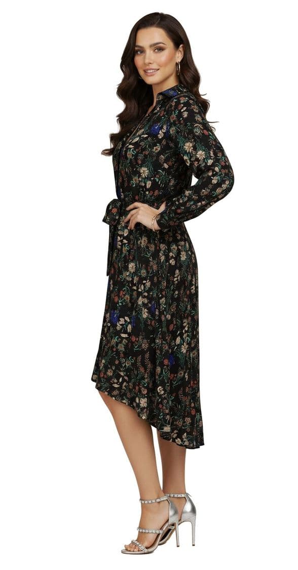 ConMiGo A001720 black flora dress