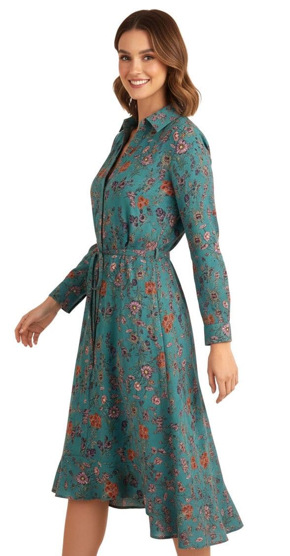 ConMiGo A001725 blue flora dress