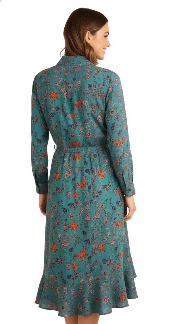 ConMiGo A001725 blue flora dress
