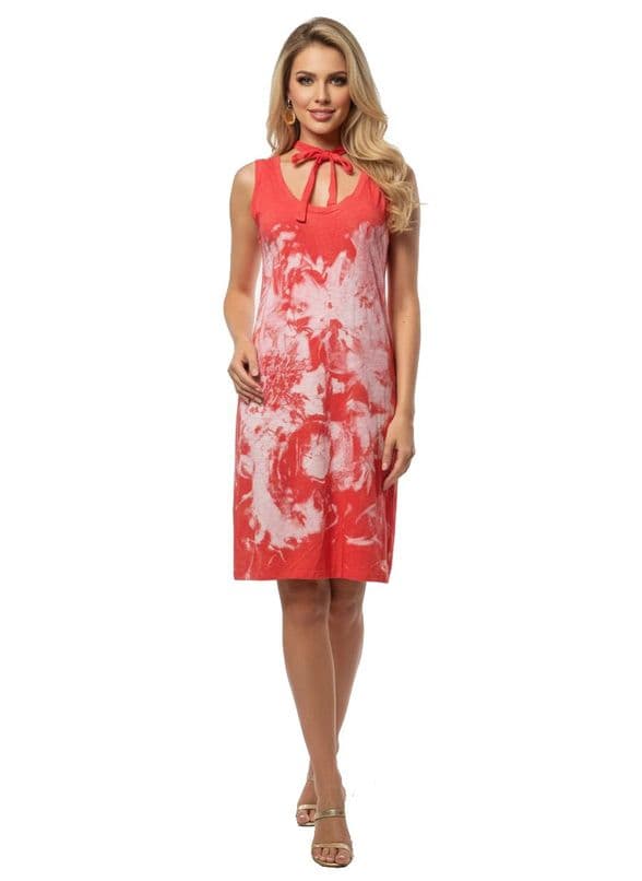 ConMiGo BD513 Sunset Serenity Jersey Shift Dress