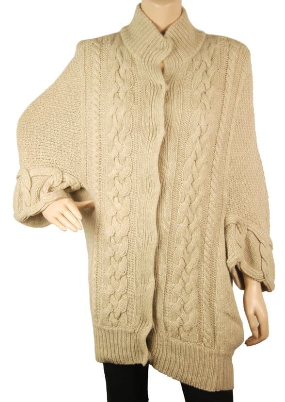 ConMiGo BS518 Coat style Cardigan - Beige