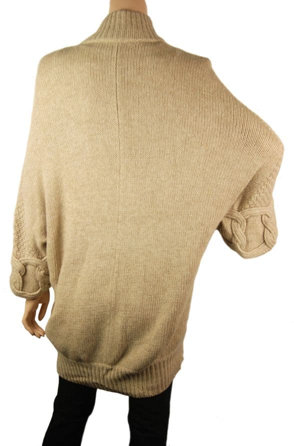 ConMiGo BS518 Coat style Cardigan - Beige