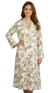 ConMiGo London A001746 | White Flora Silk Blend  Dress