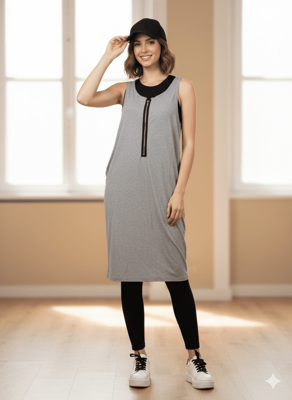 ConMiGo London BD480 Effortless Chic Draped Tank Dress