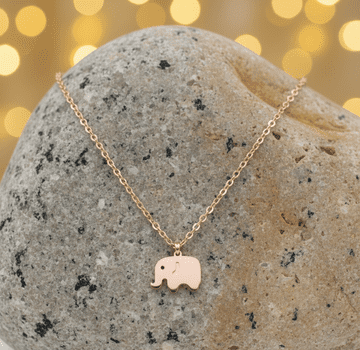 ConMiGo London CC20060 Charming Rose Gold Elephant Pendant 