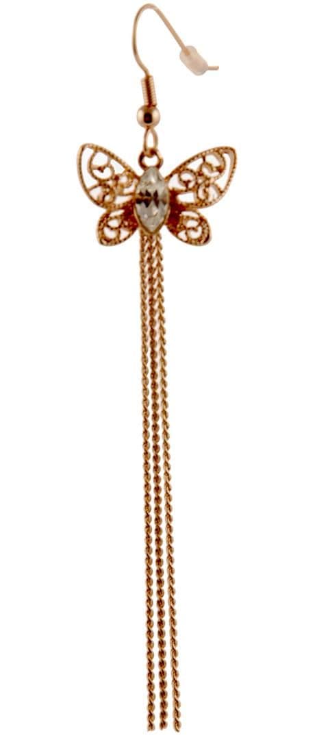 ConMiGo London E100010 Ladies' antique bronze effect butterfly drop earringsly drop earrings