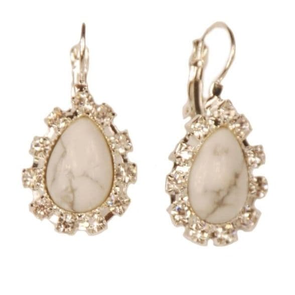 ES010020
ConMiGo London Women's Pink Gemstone Drop Earrings 
