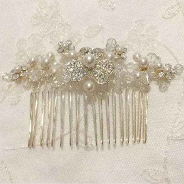 ConMiGo London HB120020 sequin and pearl hair clip