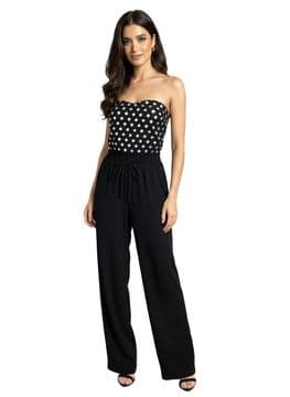 ConMiGo London J55 Chic Dot Darling  Strapless  Jumpsuit
