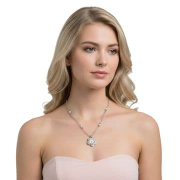 ConMiGo London PA10130 Enchanted Bloom Flower Pendant.