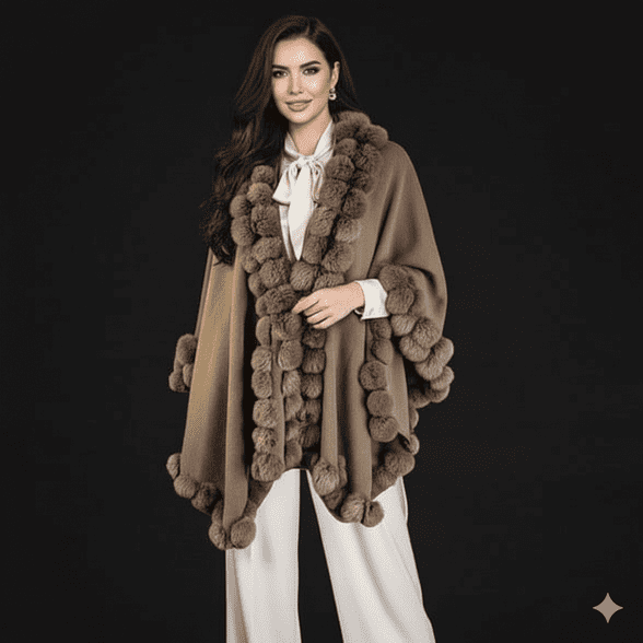 PIA ROSSSINI ALICE WRAP SILVER GREY
pia rossini clothing
ALICE WRAP SILVER GREY
Luxurious Warm Knitted Wrap with Feminine Fluted Edge Detail