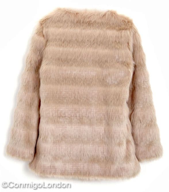 Madrid Lavand Faux Fur Coat