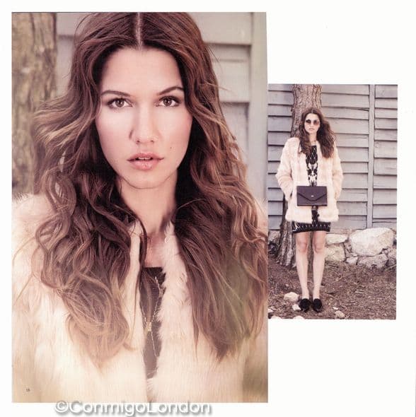 Madrid Lavand Faux Fur Coat