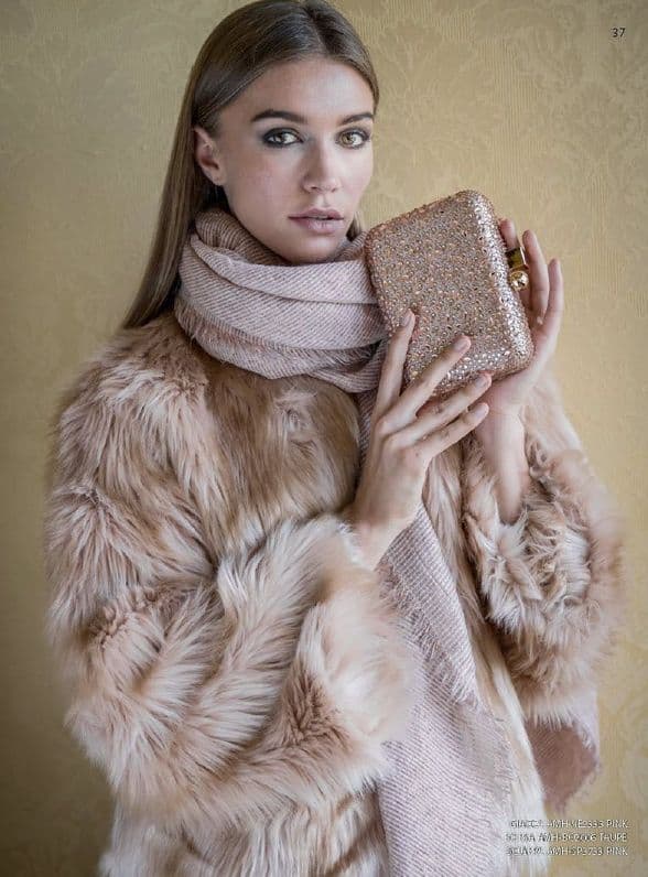 Madrid Lavand Faux Fur Coat