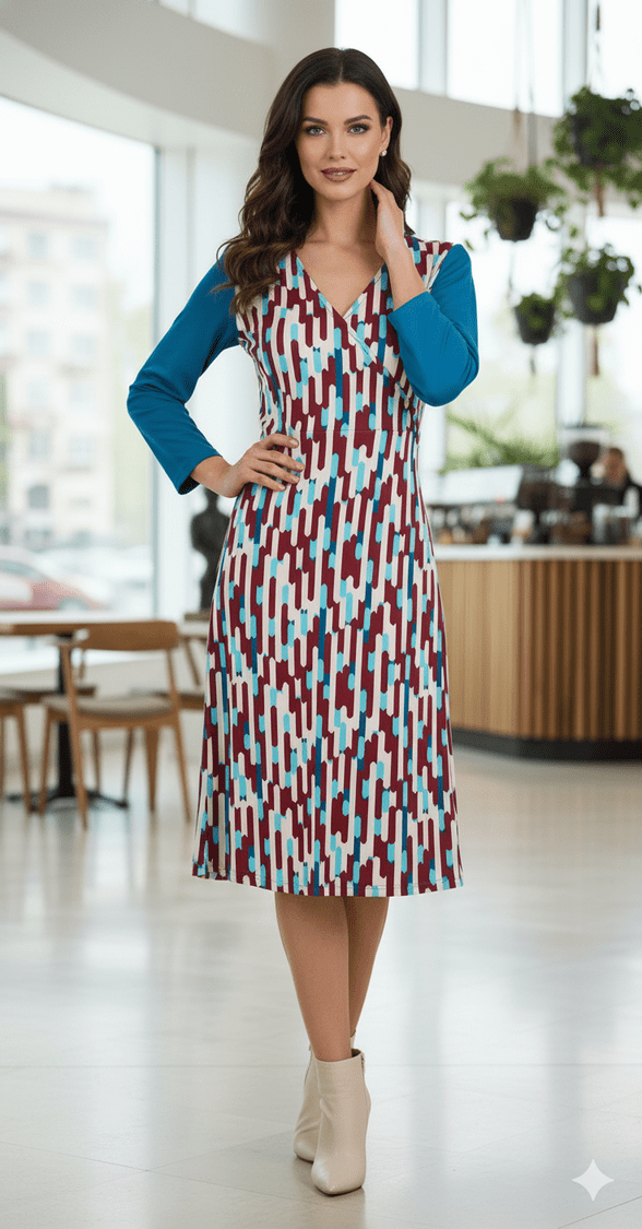 Tantrend Petrol Blue Dress - Madrid, Spain