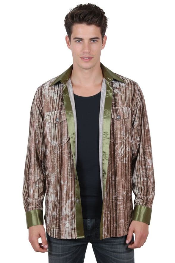 VSA8003 Natural Green & Brown