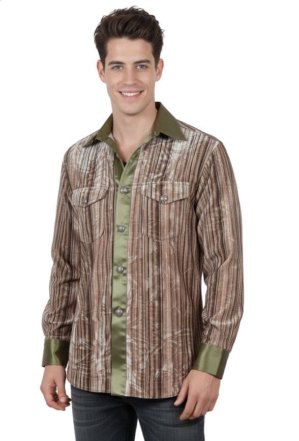 VSA8003 Natural Green & Brown
