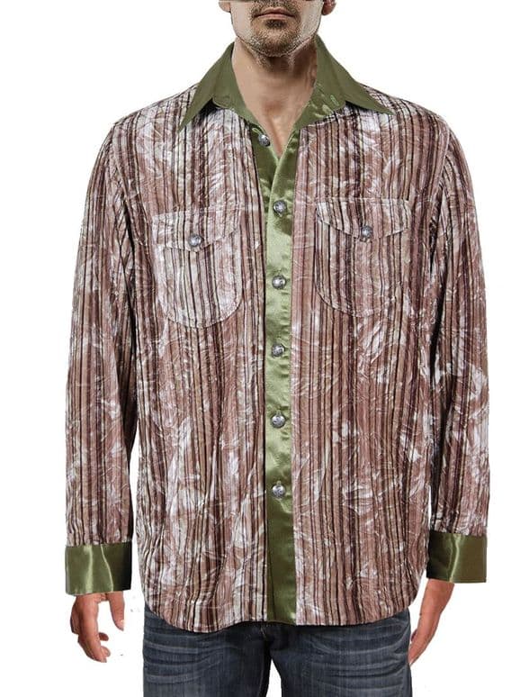 VSA8003 Natural Green & Brown